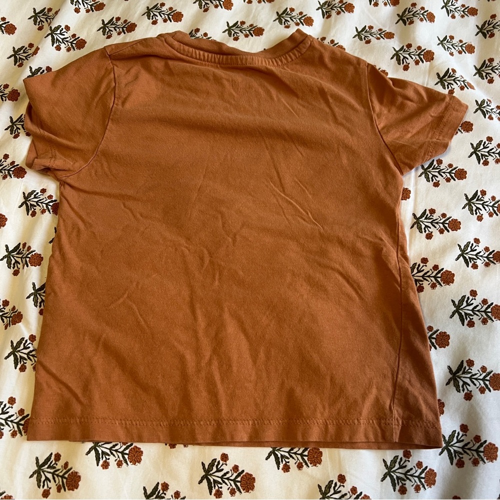 4T Carhartt Kids Tan Overalls Shorts H&M Tee - Picture 6 of 6